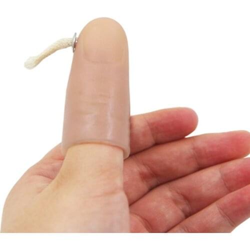 Candle Flame Movement Fire Rubber Finger Thumb Close Up Magic Tricks Street Magia Illusion Prop Magic Toy Accessories