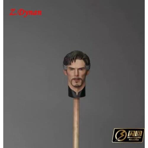 IN STOCK 1/12 Scale male head sculpt Flashback Studio professor head carving fit 6 inches action figure