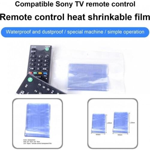 Ultra-thin 10Pcs High-quality Lightweight Heat Shrink Cover Film Flexible for Living Room