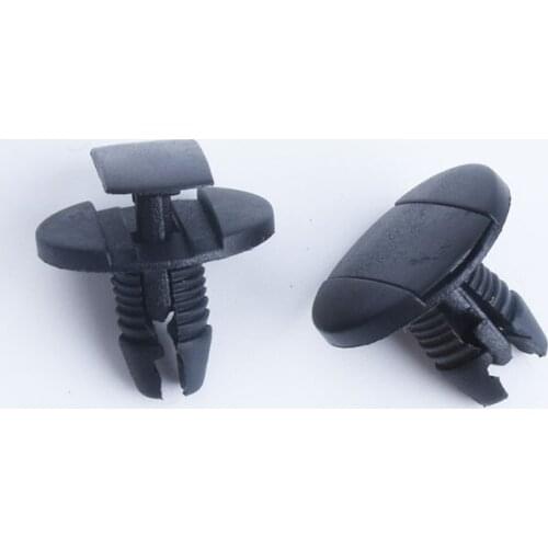 20Pcs For Peugeot Citroen Black Interior Clip Auto Fastener Car Push Type Rivet Retainer Bumper Fender Fixed Clamp