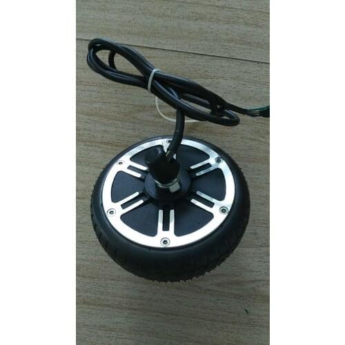 24v36v48v 180w-250w 6inch brushless hub motor with hollow&rubber tyre inflation free electric bike Electric scooter MTB parts