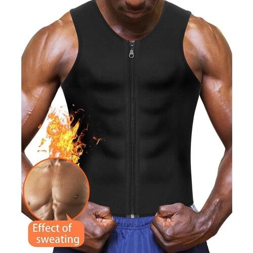 5XL Shaper Vest Workout Shapewear Ultra Sweat Slimming Trainer Neoprene Sauna Shirt Weight Loss Shaping Zipper Tops Corset
