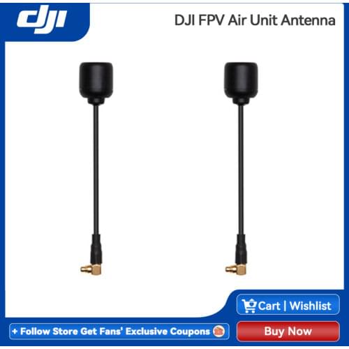 DJI FPV Air Unit Antenna (MMCX Elbow/MMCX Straight) Long-distance transmission, small size, lightweight, and durable
