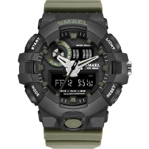 SMAEL Digital Watch Men Sport Super Cool Mens Quartz Sports Watches Luxury Brand LED Military Wristwatch Male Relogio Masculino