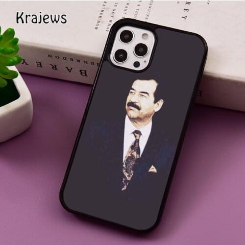 Saddam Hussein Iraq Arabic phone Case For iPhone 5 SE 2020 6S 7 8 Plus 12 mini 11 Pro X XR XS Max Samsung S8 S9 S10 coque Cover
