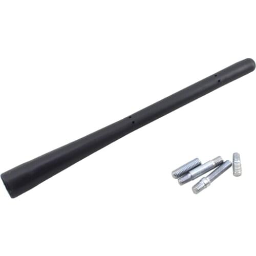Black Sports Style Short Antenna/Modified Antenna for Most Vehicles
