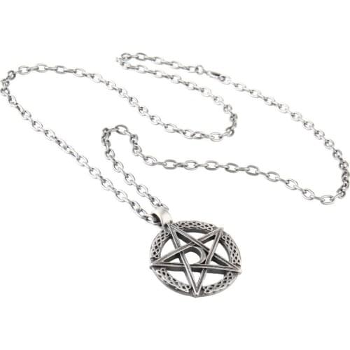 European American hip hop music festival fashion creative stellalunar pendant hollow necklace collarbone accessories male