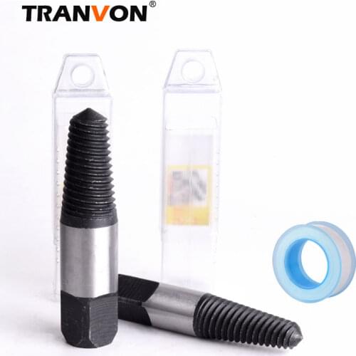 TRANVON 7# 8# Broken Wire Screw Extractor Water Pipe Triangle Valve Tap Remover Tools Drill Bits Out Hole Saw Metal