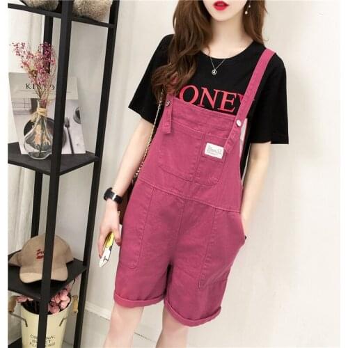 Spring and Autumn Small Fresh Overalls Bib Rompers Women Students Wild Age Reducing Streetwear Regular Casual Playsuits