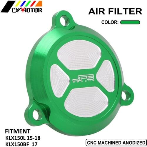 Motorcycle CNC Aluminum Cleaner Oil Filter Cover For Kawasaki KLX125 2010-2016 D-TRACKER125 KLX150L KLX150BF KLX150S 2009-2018