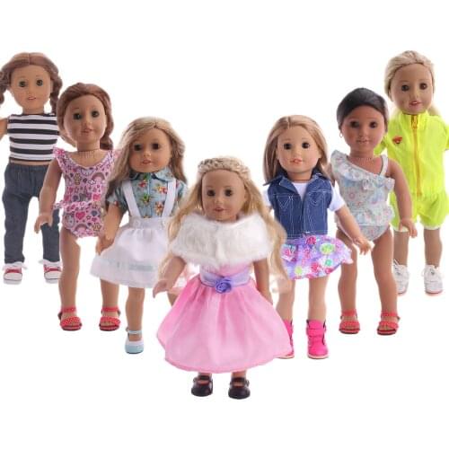 Doll Accessories, 15Kinds Of Doll Costumes, For 43 Cm Reborn Baby Dolls And 18-inch American Dolls.It Is The Best Gift For A Gen
