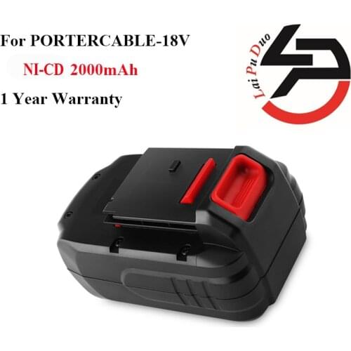 New Arrival High Quality NI-CD Replacement Power Tool Battery For PORTER CABLE 18V 2.0Ah PC18B PCC489N PCMVC