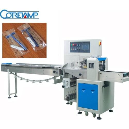 Disposable Shaver Flow Wrap Packing Machine
