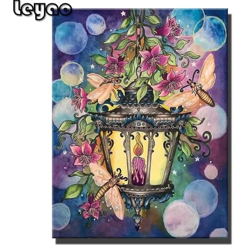 Full square/Round Diamond embroidery Colourful Flower diamond Painting Mosaic Cross Stitch Rhinestone Of picture Fairy magic