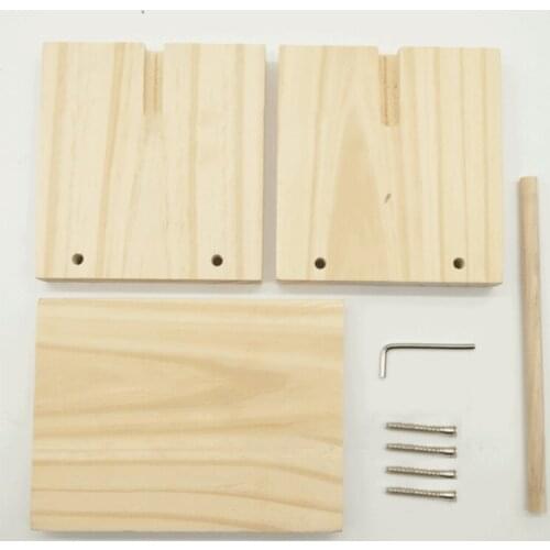 Prevent Yarn Tangling Knitting Crochet Frame, Wooden Rectangle Yarn Knitting Holder for Winding and Dispensing