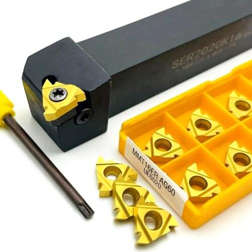 SER1616H16 SER2020K16 SER2525M16 SER1212H16 external thread turning tool CNC tool holder turning tool 16ER carbide insert
