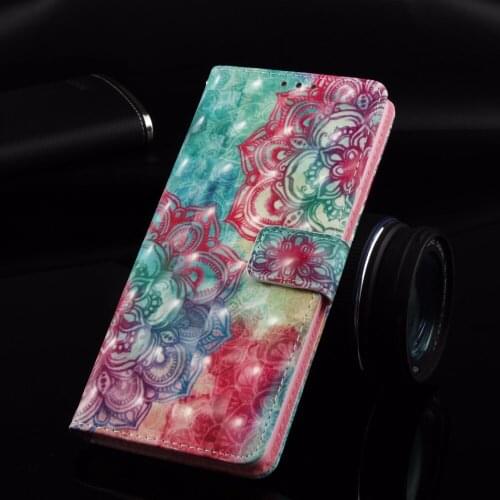 3D Luxury Flip Colorful Pu Painted Cases For Samsung Galaxy Note 9 Cover For Samsung Galaxy Note 9 Phone Case Wallet Cover