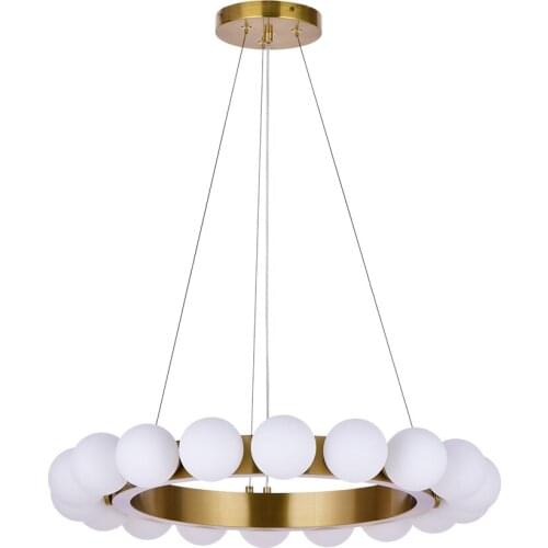 Nordic design modern LED chandelier stainless steel lamp AC110V 220v gold home decoration hanging lights