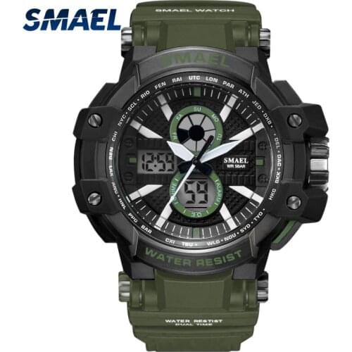 Sport Watches 50M Waterproof SMAEL Fashion Men Watch S Shock Male Clock relogios masculino Watch Man 1509B Military Watches Army
