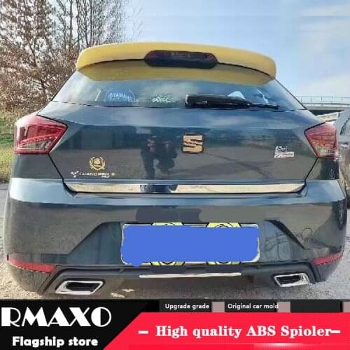 For Seat ibiza Spoiler 2017-2020 Seat ibiza ACS ABS Material Car Rear Wing Color Rear Spoiler For Volkswagen Seat LEON Spoiler