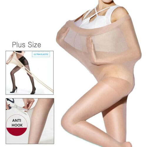 Super Elastic Plus Size Tights Warm Winter Thermal Velvet Pantyhose Stockings