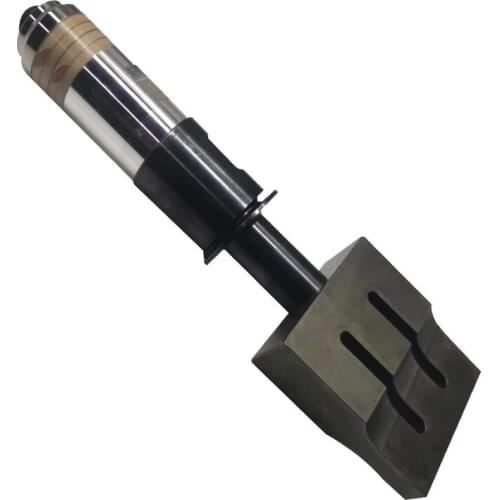 20K 2000W High Power Ultrasonic Welding Transducer with 110x20mm Horn flange whole set for mask machine sealing parts