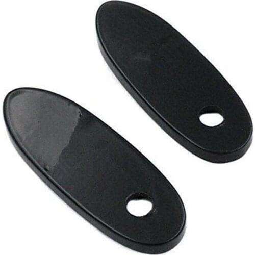 Universal Motorcycle Black Mirror Base Block Off Plate For Yamaha Kawasaki Honda Dual Sport bike Cruiser Bobber Chopper Touring