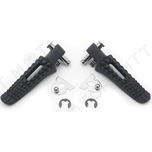Aftermarket Free shipping motorcycle parts Black Rear Foot Pegs Footrest For Suzuki GSX-R GSXR 600 750 1000 2000-2011