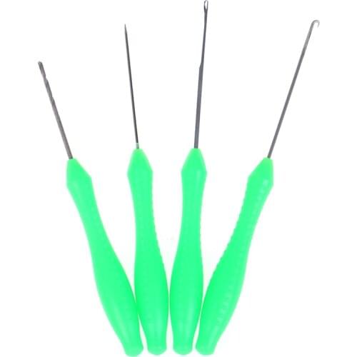 4Pcs Carp Fishing Boilies Bait Drill Baiting Needle Gate Needle Pellet Hair Rigs Splicing Making Tools Rigs Loading Accessories