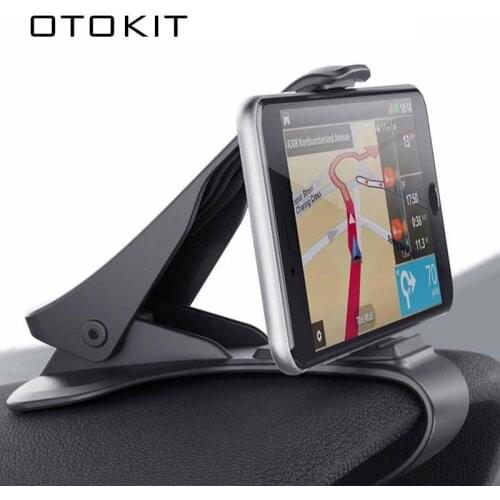 6.5inch Dashboard Car Phone Holder Easy Clip Mount Stand Car Phone Holder GPS Display Bracket Classic Black Car Holder Support