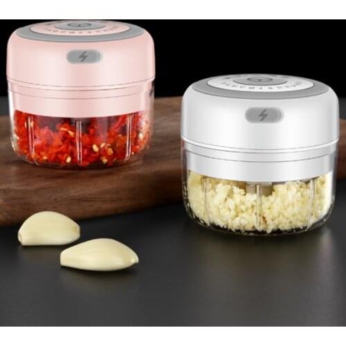 Wireless Mini Garlic Masher USB Charging Crushed Ginger Crushed Fresh Chili