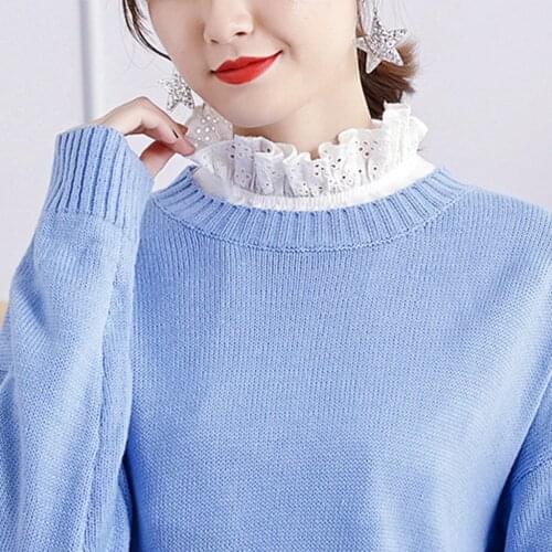 Blouses Insert Shirt Collar Insert Detachable Collar Decoration For Dresses, Sweaters, T-shirt, Blouse Shirt Fake Collar