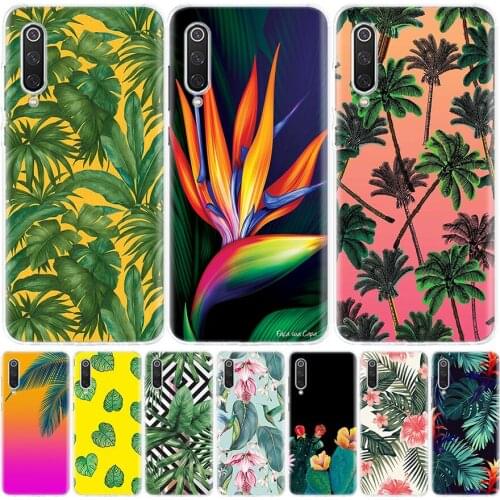 Tropical Green Plant leaf Phone Case for Xiaomi Redmi Note 10 9 9S 8T 8 7 8A 7 7A 6 6A 9A 9C S2 K20 K30 Pro Fashion Cover Coque