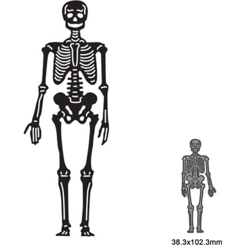 Skull Halloween Skeleton Metal Cutting Dies For DIY Scrapbook Cutting Dies Paper Cards Embossed Decorative Craft Die Cut New