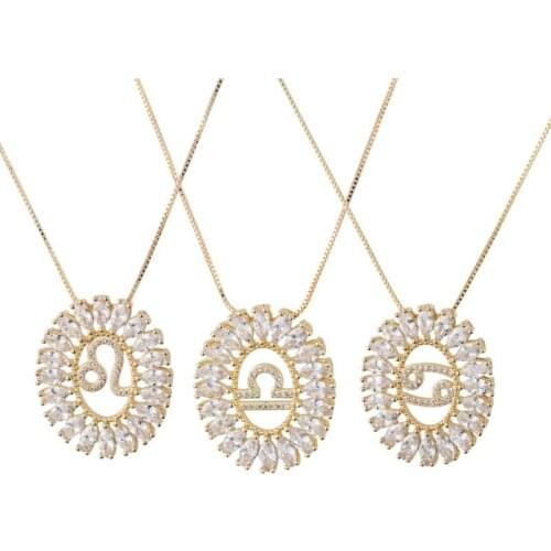 CNVIAPRO Women's Pendants Zodiac Signs