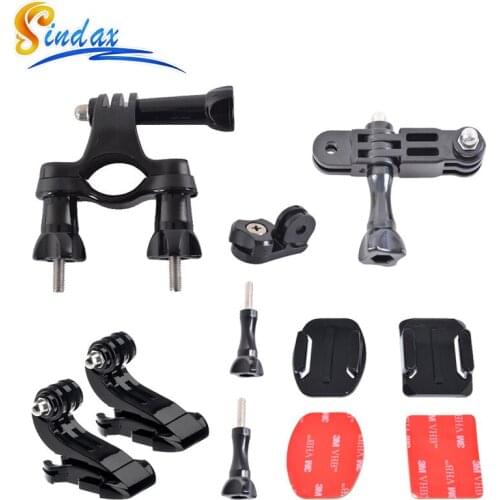 Sindax Action Camera Accessories Sets Bike Holder Mount Surfboard Adhesive Stickers Kits Mount for Gopro Hero 3+ 4 5 6 Xiaomi yi