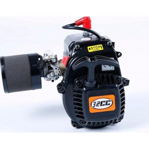 4 Bolt 32cc Engines Wiht Walbro 813 Carburetor and NGK Spark Plug Fit for 1/5 HPI Rovan KM BAJA Losi 5ive T FG GoPed RedCat