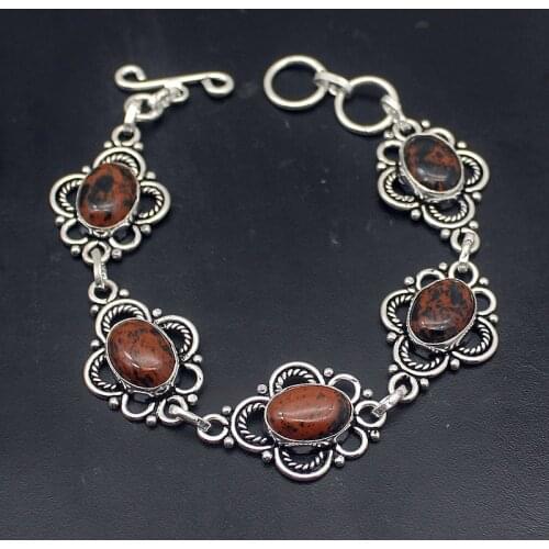 Elegant Natural Sea Sediment Charms Bracelets For Women 8.25 inch HD164