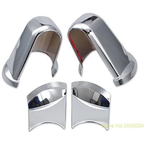 For Jeep Wrangler 2007-2017 ABS Chrome Car Plated Side Rear View Mirror Arm Cover Trims Car Styling Accessories