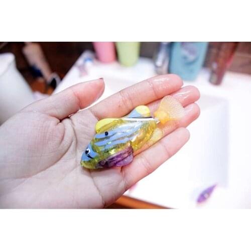 Sea life toy Toy Plastic Sea Life Luminous Electric Electronic Pet Fish Magic Music Fishes Machine Swimming Bath Water