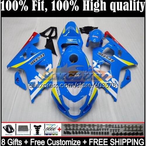 Injection OEM For SUZUKI 600CC GSXR-750 K4 GSXR 600 750 CC 4CL.91 GSXR-600 GSXR750 04 05 GSXR600 2004 2005 Fairing Factory color