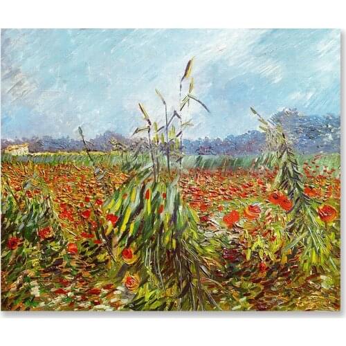 Green Ears of Wheat Van Gogh Diamond Painting Diamond Inlaid Full Diamond Embroidery Cross Stitch Kits Home Decoration Landscape