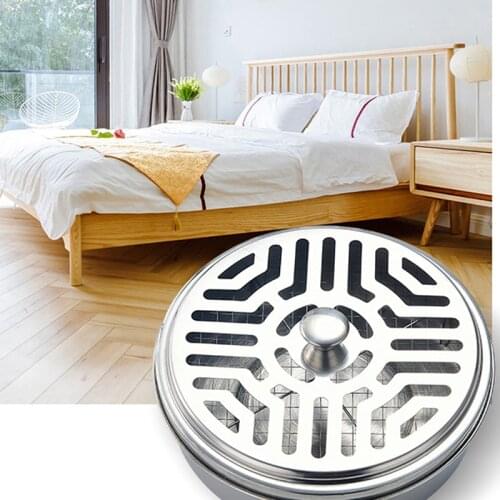 Metal Mosquito Coils Holder Home Large Insect Repellent Rack With Cover Selling Mosquito Repellent Incense Plate