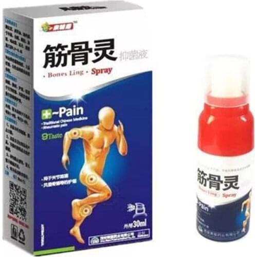 30ml Chinese Herbal Medicine Pain Relief Spray Rheumatic Rheumatoid Arthritis Joint Muscle Pain Bruises Orthopedic Liquid