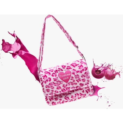 Fashion Ladies Shoulder Bag Cute Leopard Pattern Women Messenger Bags Vintage Design Female Underarm Handbags Cool Girls Purse