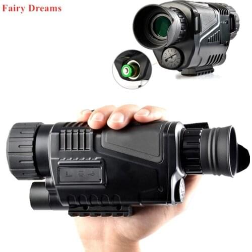 Monocular Telescope Night Vision 5X40 Digital HD Patrol Investigation Telescopio Portable Spyglass Outdoor Camping Concert