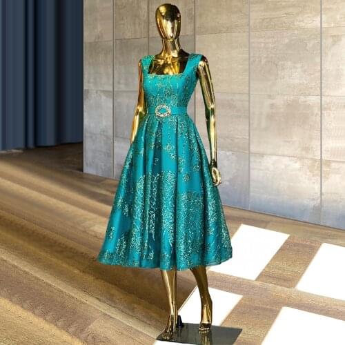 Formal Dresses Sleeveless Elegant Women Cocktail Gown for Mother of Bride dress Big Size Vestidos De Fiesta de noche corto