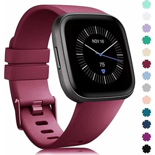 Original Replacement Band For Fitbit Versa/Versa 2 Soft Silicone Waterproof Wrist Accessories Watch Strap For Fitbit Versa 2