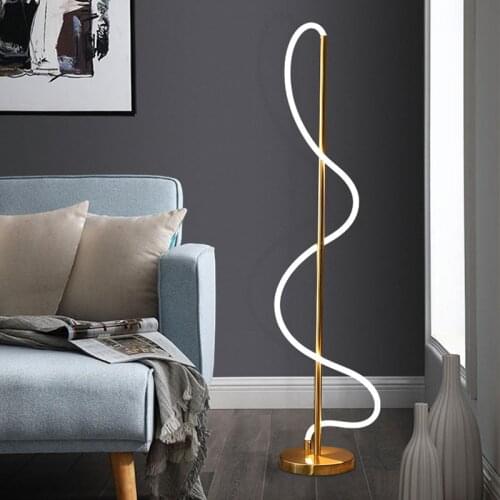 Modern LED living room standing lamp bedside lights home deco lighting fixtures Nordic bedroom floor lamps