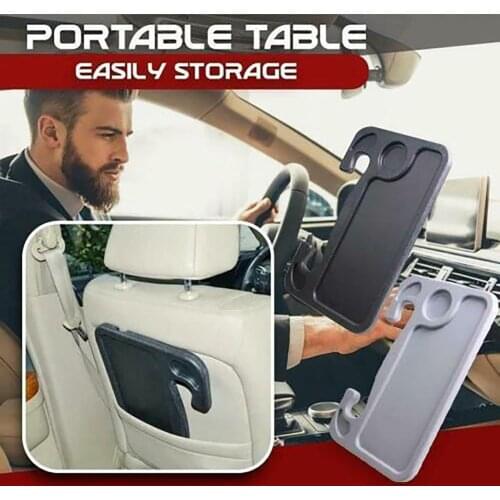 Car Steering Wheel Desk Multifunctional Card Table Portable Vehicle Main Driver Adjusted Seat Table Car Interior Accessories